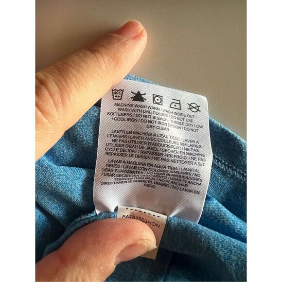 Nike Blue long sleeve dri fit Running Quarter Zip Mens SZ M - Picture 6 of 6